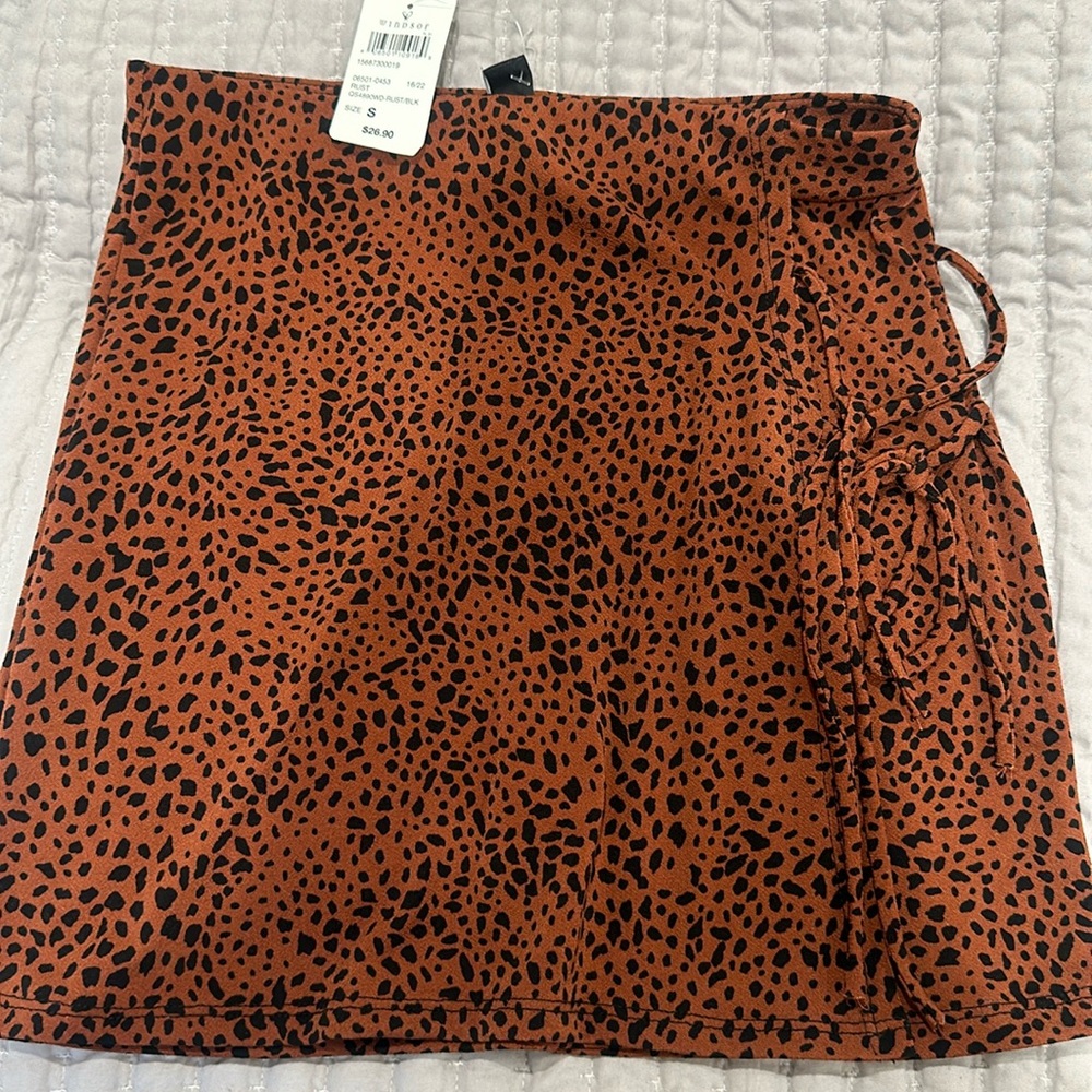 Windsor animal print skirt